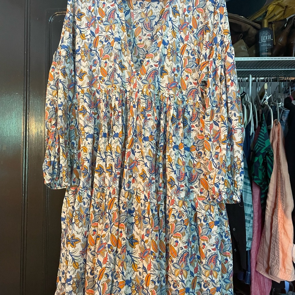 Boden Multicolor Floral Dress